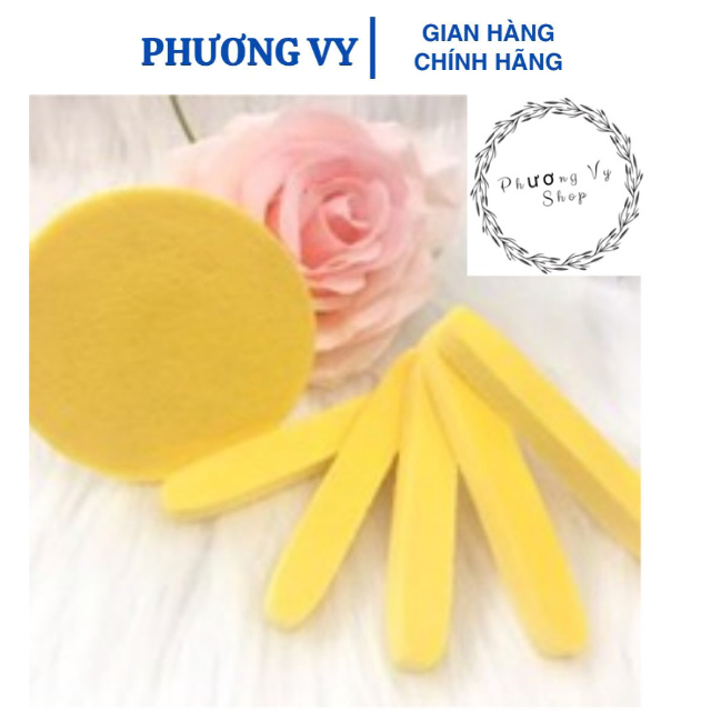 Bông nở rửa mặt/ bọt biển rửa mặt(12 miếng/gói)