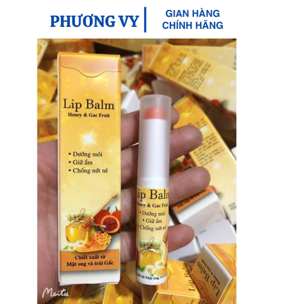 Thỏi son dưỡng Gấc, hũ dưỡng Gấc, Beauty lip, Rose, Lipstick, kích màu Thần Thánh cho môi sau xăm