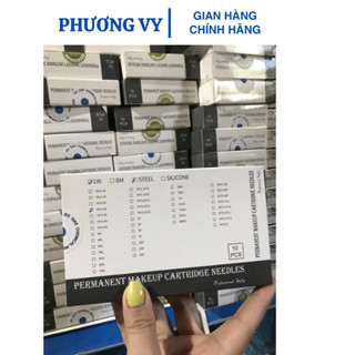 [Hộp 10 cái] Kim lò xo máy kĩ thuật số Black Pear 3, máy Sexy Brown, máy Pen mini 2 đầu vỏ trắng, vỏ xanh