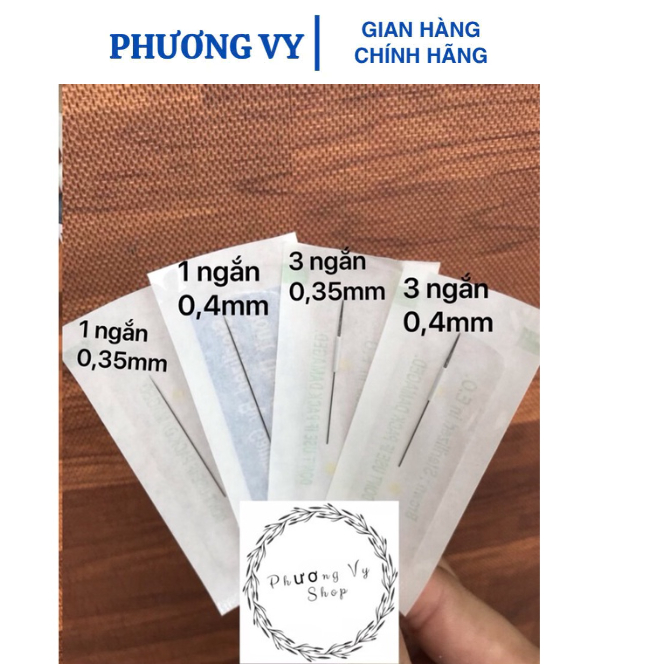 100 chiếc kim 1, kim 3 ngắn cắt sẵn máy Thần Thánh, Pro