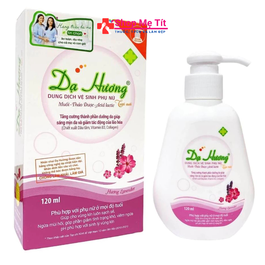Dung dịch vệ sinh phụ nữ Dạ Hương Tươi mới – Hương Lavender