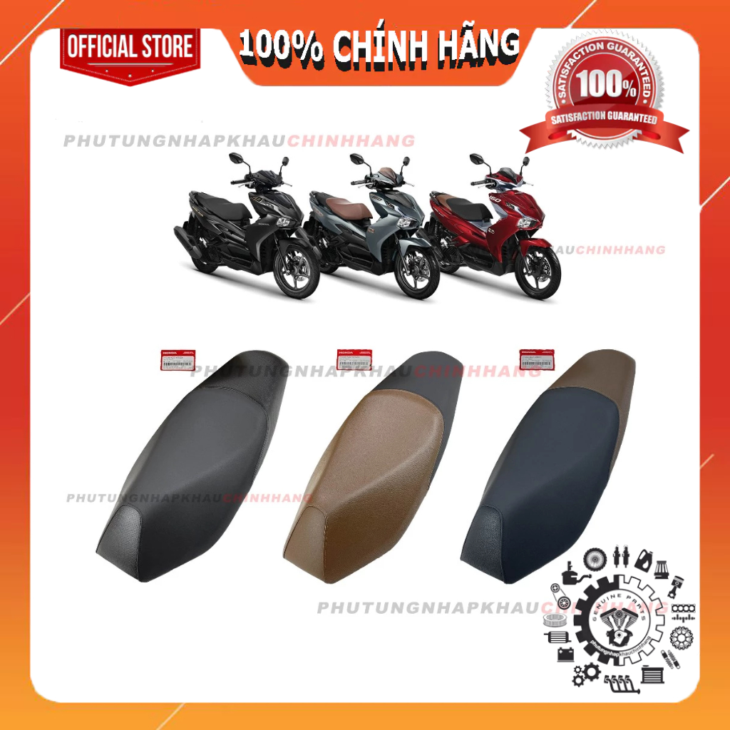 Yên xe Air Blade AB 160/125 4 val đời 2022 2023 2024 chính hãng, Yên xe zin cho AB125 AB160 2025 - 7