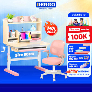 [Quà + Voucher 100K] Bộ Bàn Học Thông Minh DERGO iSmart Q80 Chống Gù Chống Cận Cao Cấp