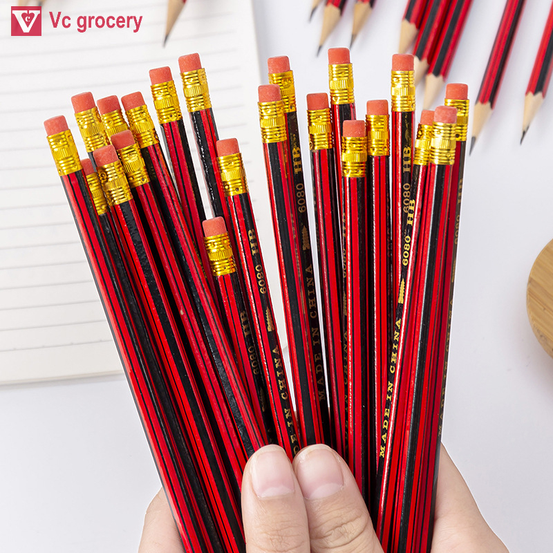 [HÀNG CÓ SẴN]Set 10 Bút chì gỗ HB tiện lợi cho văn phòng/học sinh