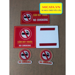BẢNG MICA  NO SMOKING 0k