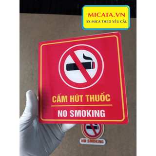 BẢNG MICA  NO SMOKING 0k