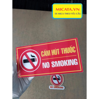 BẢNG MICA  NO SMOKING 0k