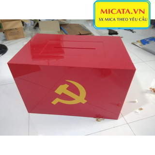 THÙNG PHIẾU MICA - ĐÃ LẮP RÁP
