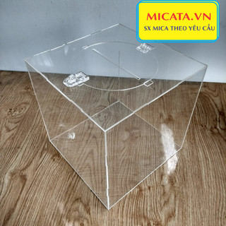 THÙNG PHIẾU MICA - ĐÃ LẮP RÁP 30CM 35CM 40CM ok