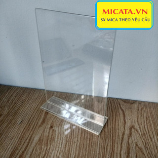 MENU MICA A6 A5 A4 10X20 CM ĐẾ LÙA ok