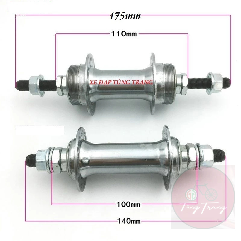 Mayơ mập , đùm xe đạp 36 lỗ , mayơ , đùm xe đạp phổ thông 36 lỗ , hàng chất lượng tốt .