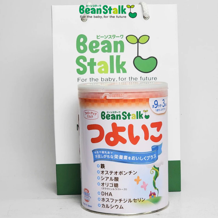 (date 05.2026)Sữa Beanstalk M9 lon 800g cho trẻ 9 tháng - 3 tuổi nhập khẩu Nhật Bản - 4987493001324
