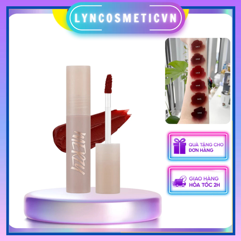 (Có sẵn - Bill Hàn) Son kem lỳ siêu mịn môi Merzy Academia Mellow Tint