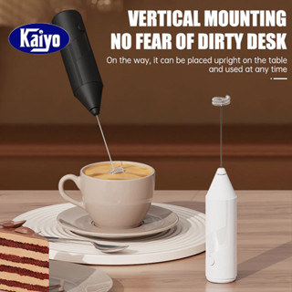 Kaiyo Máy Đánh Trứng, Trộn, Tạo Bọt Cà Phê Mini WHISK Chạy Điện Cầm Tay Tiện Lợi