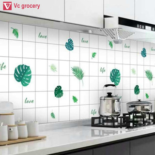 [HÀNG CÓ SẴN] Giấy dán bếp tráng nhôm chịu nhiệt khổ 3 mét, miếng decal dán tường bếp chống dầu mỡ