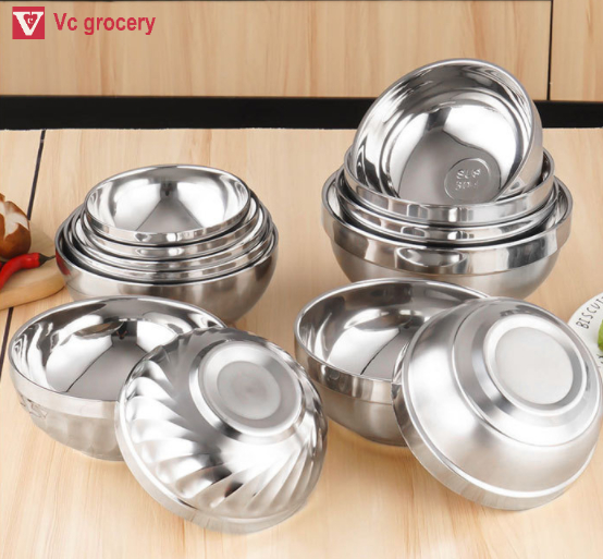 [Nhà cửa & Đời sống  ] Bát Inox 2 Lớp bát ăn Hàn Quốc