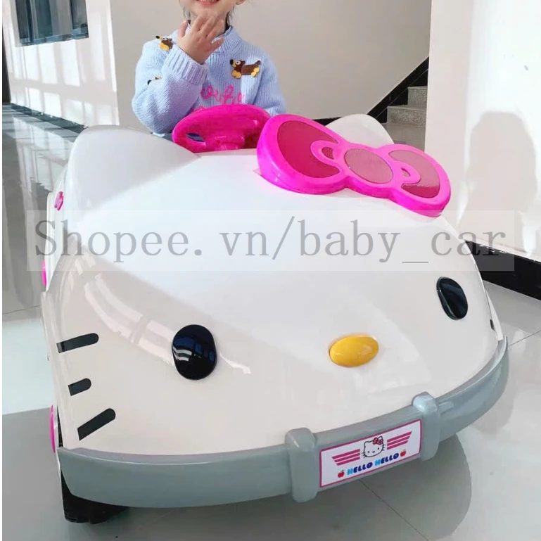 Ô Tô Điện Hello Kitty