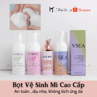 Chai tạo bọt vệ sinh mi siêu sạch Caudelive (100ml) an toàn, không gây kích ứng da,dụng cụ nối mi \ Thúy Hà