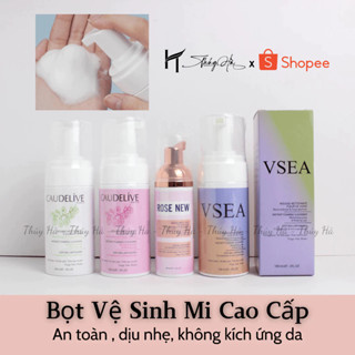 Chai tạo bọt vệ sinh mi cao cấp VSEA vệ sinh mi nối an toàn, dịu nhẹ, không kích ứng dụng cụ nối mi \ Thúy Hà