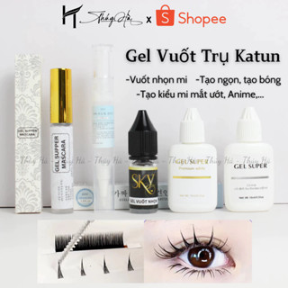 Gel vuốt trụ Katun, gel thiết kế mi mắt ướt, mi Anime_ tạo ngọn mi siêu nhanh-tạo trụ mi mắt mèo_dụng cụ nối mi_Thúy Hà