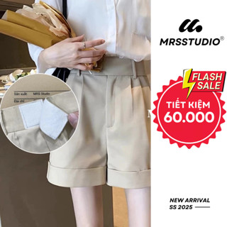 Quần đùi nữ cạp dán không khuy đặc biệt đi học đi chơi , quần mùa hè nữ MRQ023G