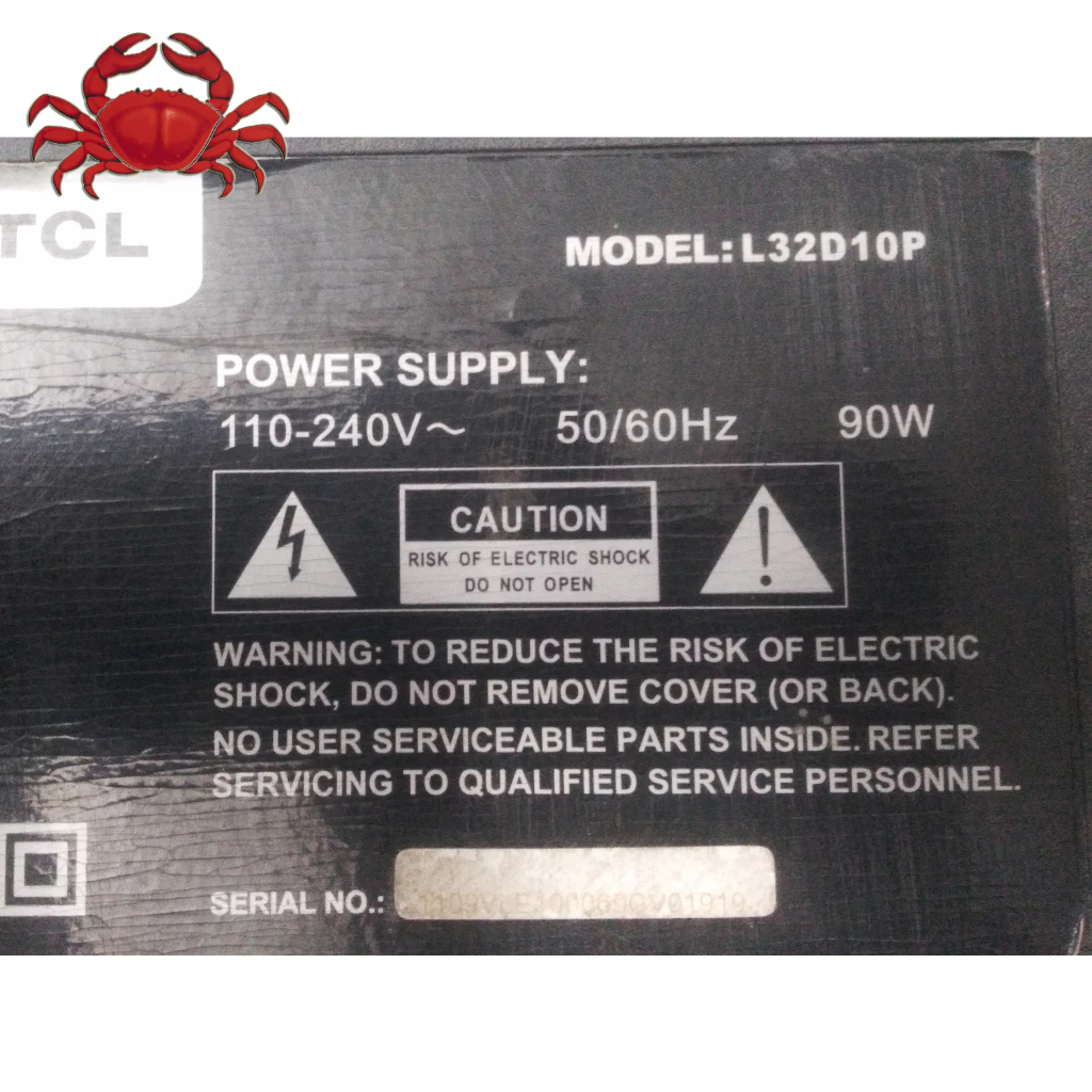 Bo nguồn, bo xử lý TV TCL L32D10P