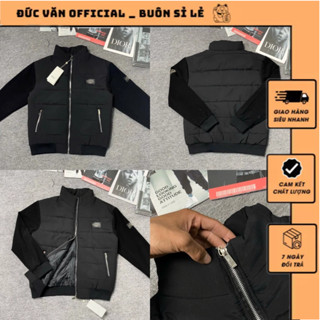  Áo Phao Trần Bông Nam Nữ Đì Ô Bản Tay Phối Nhung Tăm Mix Logo Siêu Nét_Áo Phao Nam Nữ Dày Dặn Chuẩn Hàng Scap 