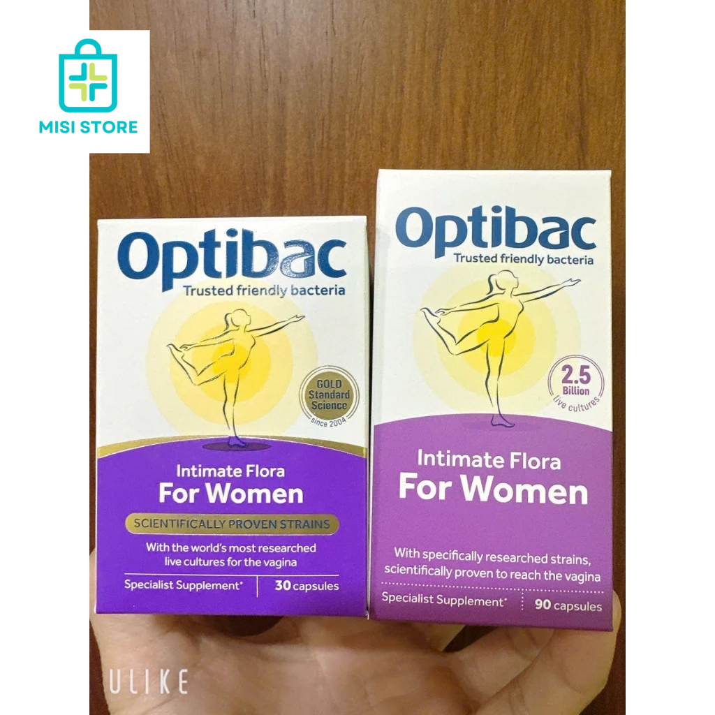 (date 2026) Men vi sinh Optibac tím cho phụ nữ