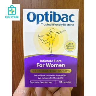 (date 2027) Men vi sinh Optibac tím cho phụ nữ