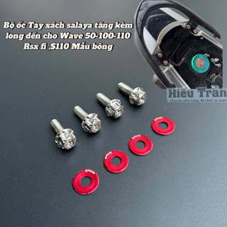 Ốc Salaya lắp Tay xách Wave 50-100-110, Rsx Fi, S110 các đời Tặng kèm long đền đỏ Kitaco