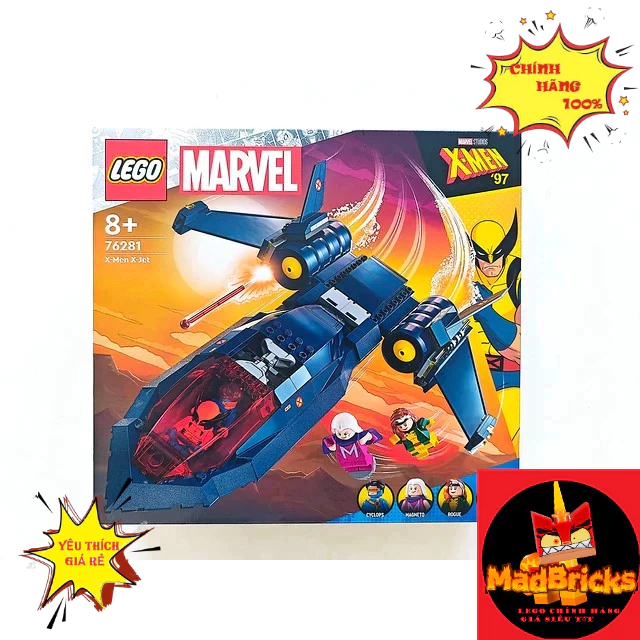 (HÀNG CÓ SẴN ) LEGO TÀU CHIẾN X-JET CỦA X-MEN 76281