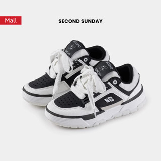 Giày Thể Thao Sneaker Nam Nữ Second Sunday Panda Đế Tăng Chiều Cao 5cm SK93