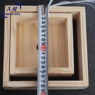 Bộ khuôn bánh chưng thông minh 18x18 / bộ khuôn thông minh làm bánh chưng bằng gỗ tự nhiên