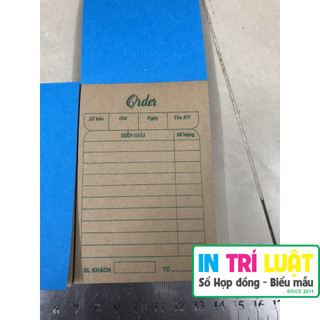 cuốn Oder 1 liên (7x10) giấy Kraft