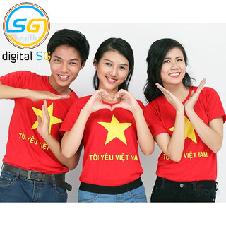 áo thun cờ đỏ sao vàng loại tốt
