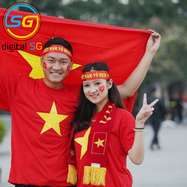áo thun cờ đỏ sao vàng loại tốt
