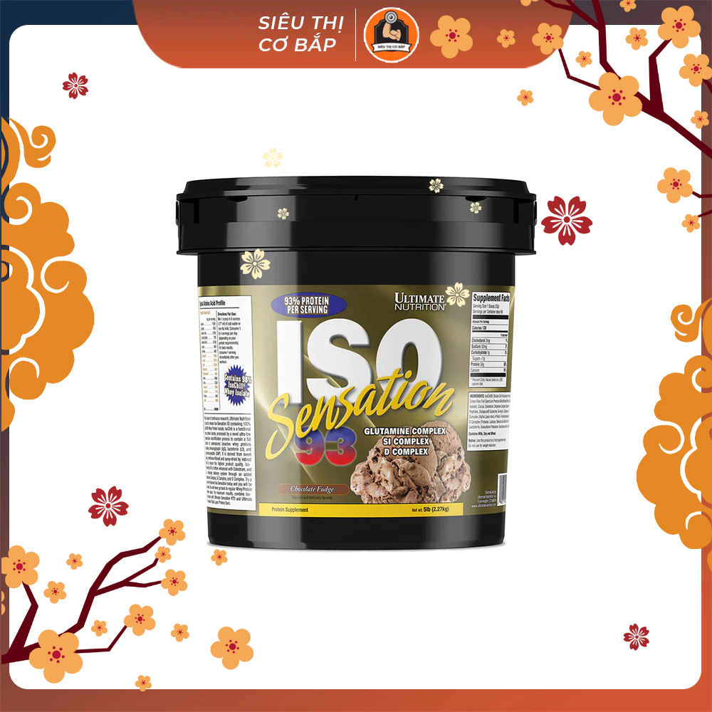 Sữa tăng cơ Iso Sensation 93 - Ultimate nutrition - 5lbs (2.3kg)