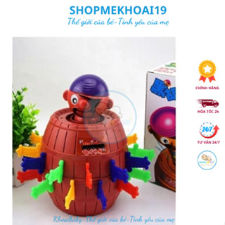 Đồ Chơi Đâm Hải Tặc Cho Bé - Size Lớn 16 Kiếm, Trò Chơi Vui Nhộn -Khoaibaby