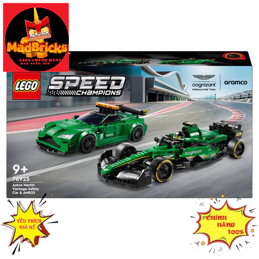 (HÀNG CÓ SẴN ) LEGO Speed Champions 76925 Aston Martin Safety Car & AMR23