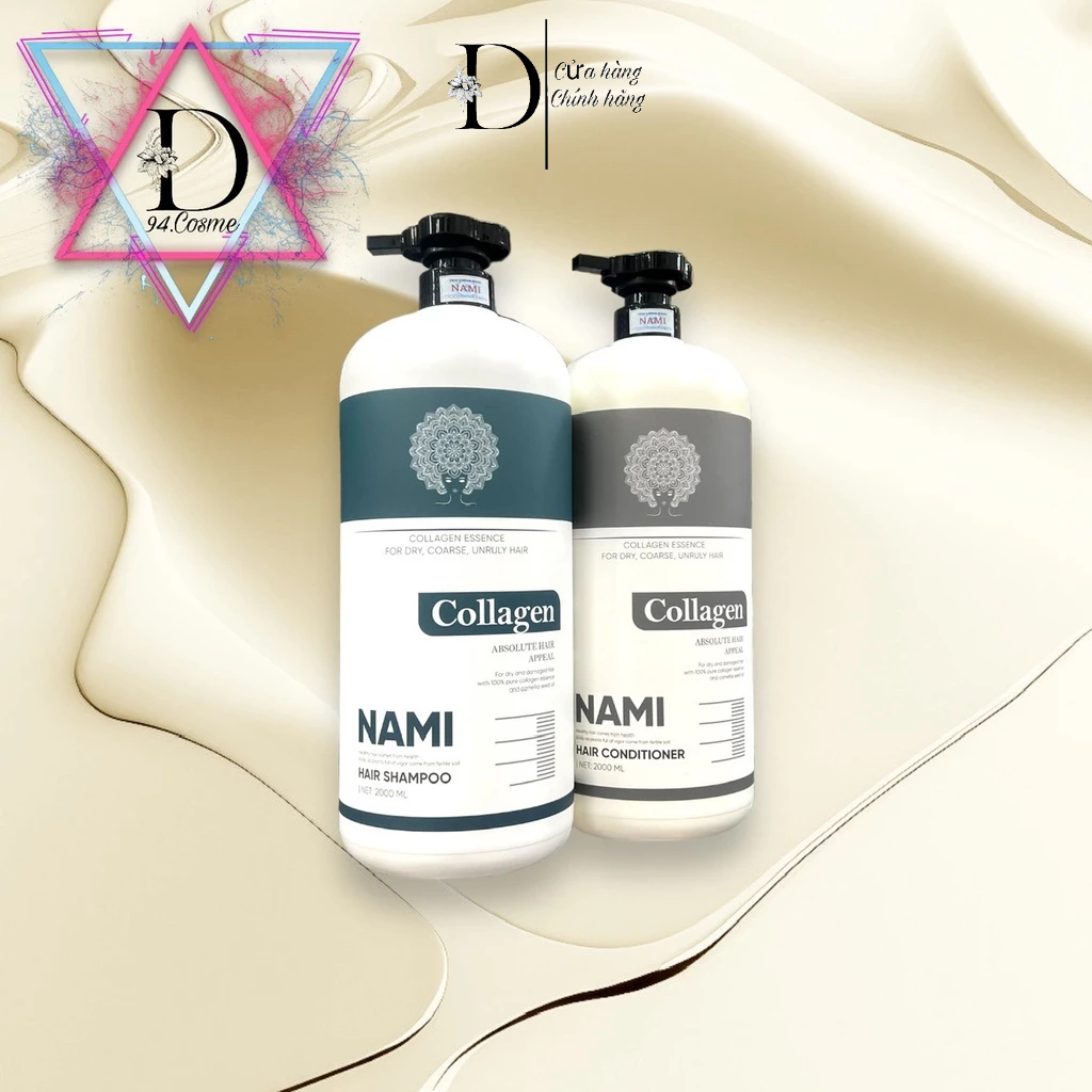 Dầu gội cho tóc khô sơ Collagen Nami 2000ml