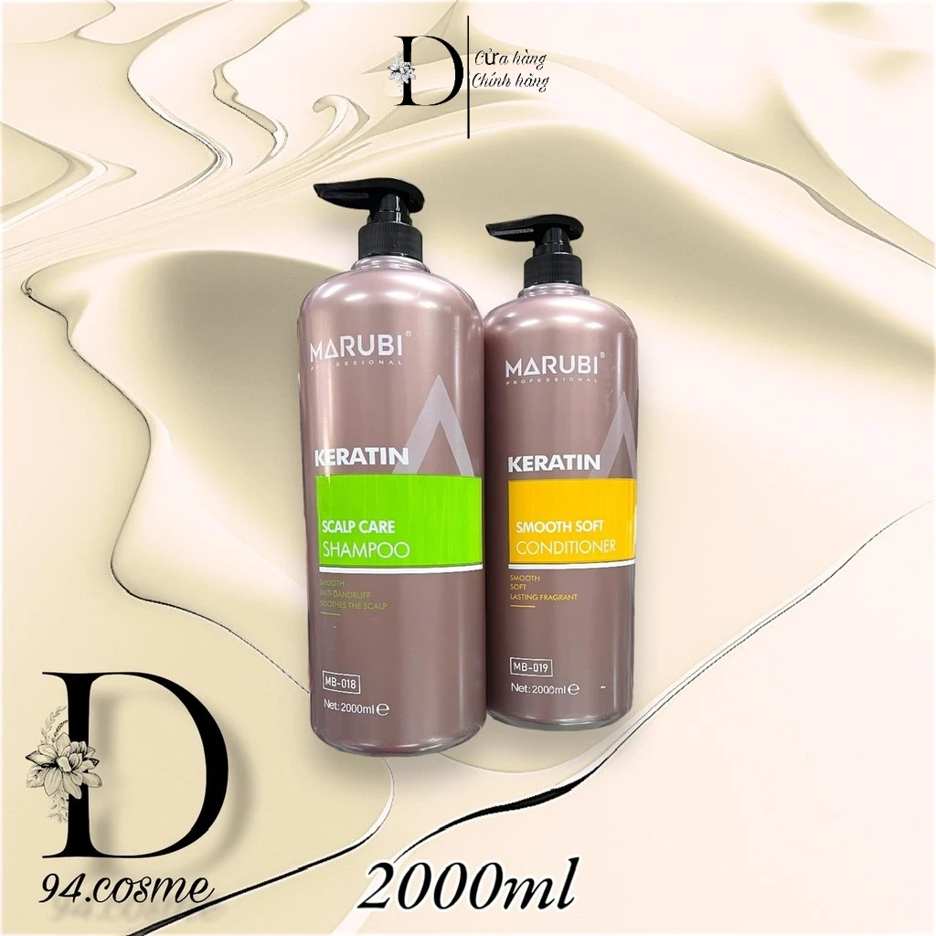 Cặp gội xả Marubi Keratin chính hãng