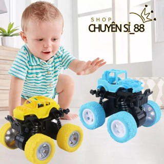 Ô Tô Đồ Chơi Địa Hình Bánh To Siêu Khỏe Không Cần Pin, Xe Quán Tính Nhiều Màu Sắc Nhún Xoay 360 89019 SHOP CHUYÊN SỈ