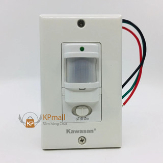 Công tắc cảm ứng hồng ngoại, cảm ứng chuyển động gắn âm tường cầu thang, hành lang Kawasan SS20C3