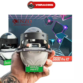 KENZO S600 Pro V2 2024 Đèn Bi Cầu Led 65W Chống Nước Chống Bụi Chuẩn IP68 Chính Hãng