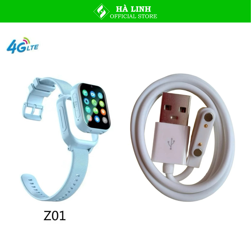 [Z01] Dây cáp sạc nam châm đồng hồ thông minh Z01 chính hãng cho bé