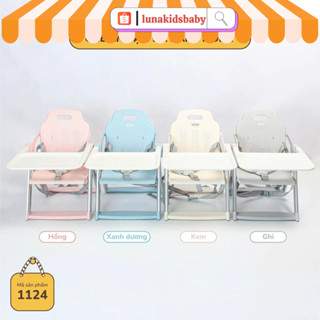 Ghế ăn dặm đa năng Molly Tobe siêu nhẹ bàn ăn rộng rãi dễ dàng mang đi cho bé từ 6 tháng Lunakidsbaby
