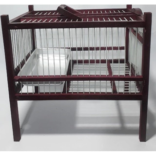 Lồng Tắm Chim chào mào, my, khiếu Các Loại tặng Kèm Khay Nhôm