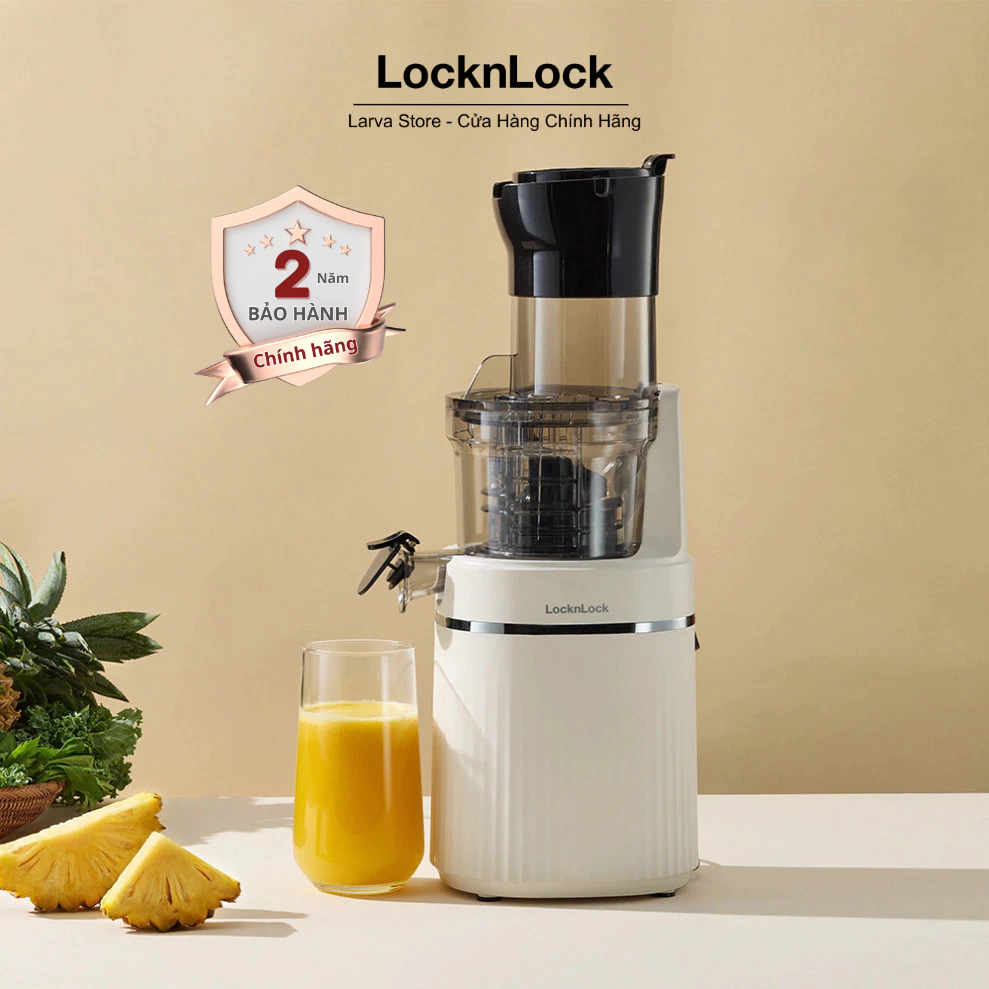 Máy ép chậm LocknLock Bianco Slow Juicer EJJ421IVY 0.8L