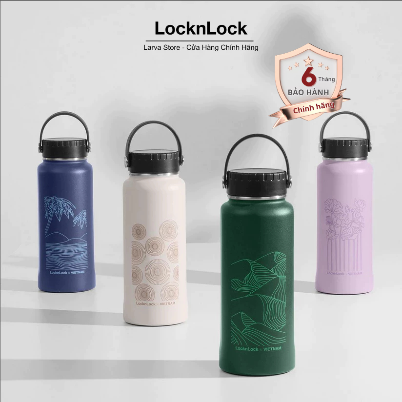 Bình giữ nhiệt LocknLock Riga Tumbler phiên bản vẻ đẹp Việt Nam 897ml