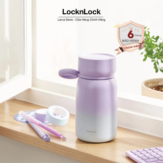 Bình Giữ Nhiệt LocknLock Metro Studio Midnight Purple Inox 304 350ml LHC4361VOL